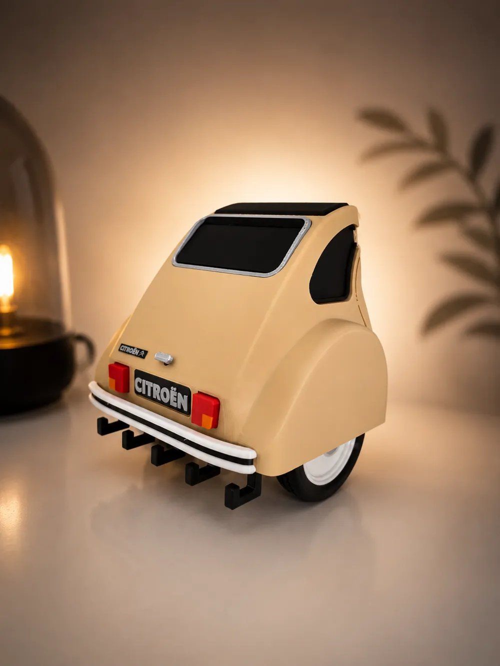 Schlüsselanhänger & - bänder: Citroen 2cv Schlüsselhalter – Neu (gemäss Beschreibung) aus Niederweningen von Wellington3D 2