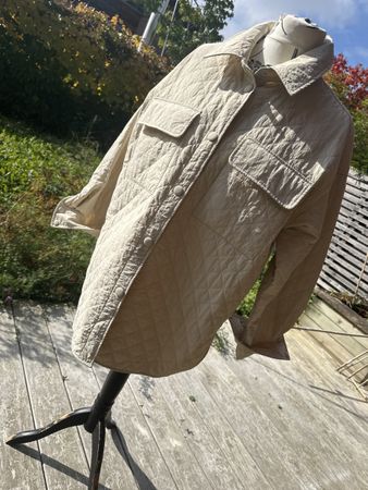 H&M Steppjacke Beige, Gr. L – Herbst- Jacke Top!