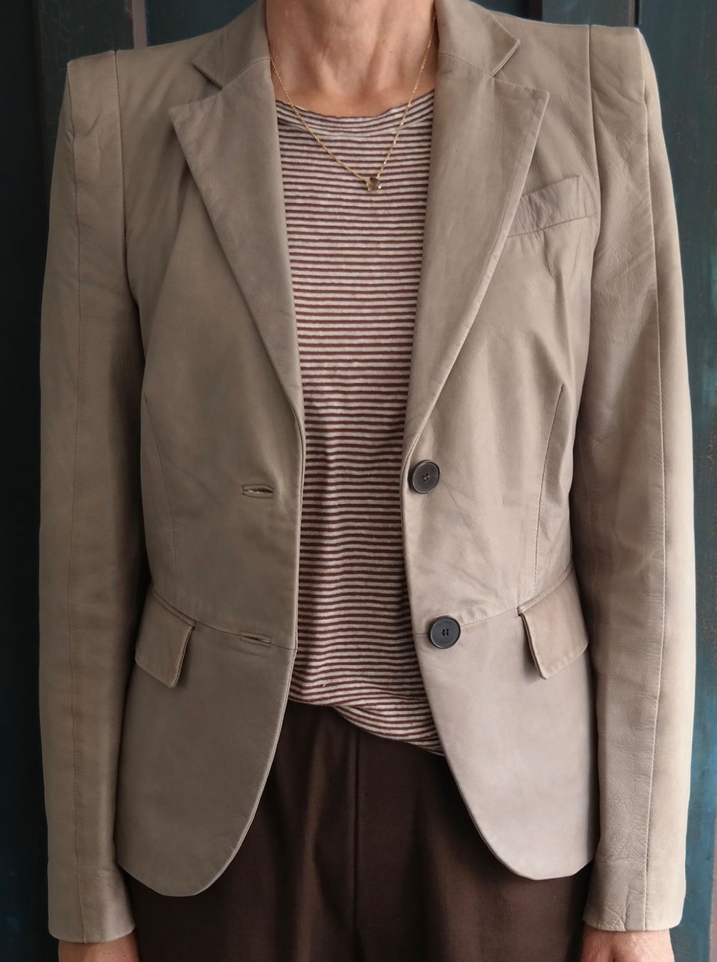 Jacken: Nappa Lederblazer St. Emile – Gebraucht aus Winterthur von Dagmar-Steffen011