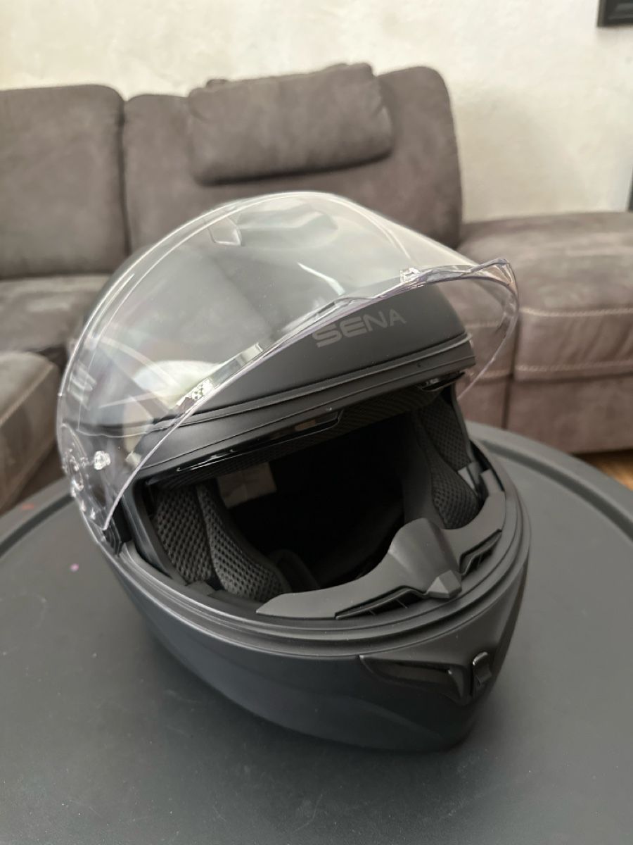Sena Caschi & visiere: Sena outsrush r klapphelm mit Cardo Freecom 2x Intercom – Nuovo (secondo la descrizione) da Zürich venduto da abi_ng5n 1