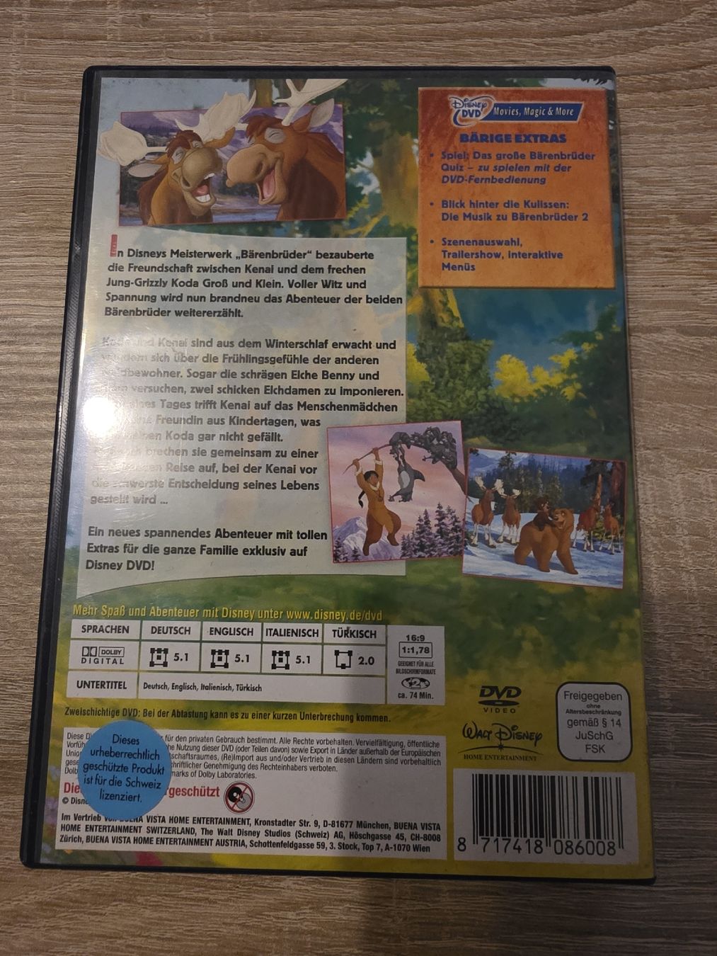 Tutti i DVDs: Bären Brüder 2 – Usato da Zürich venduto da P-editon 1