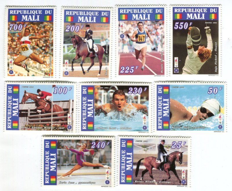 Tous les timbres: Briefmarken "Olympische Spiele". Mali – Neuf avec emballage d'origine à Basel par Butsch5