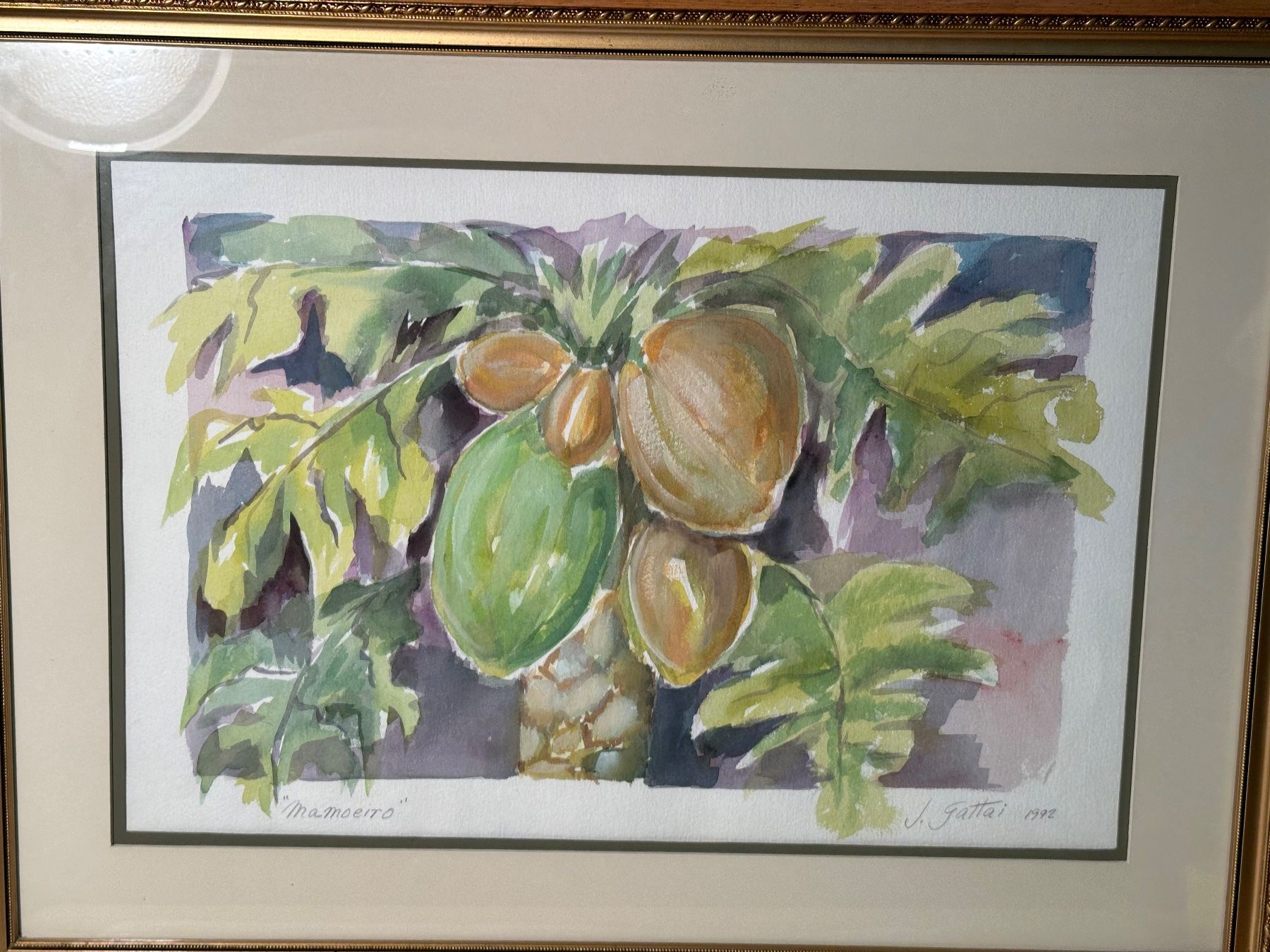 Dipinti: Belle aquarelle signée – Usato da Lausanne venduto da artnouveau04