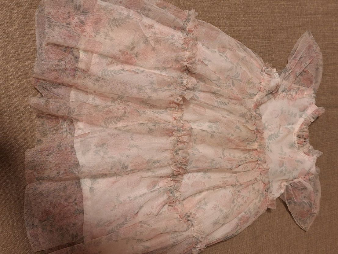 Vestiti & Gonne: Mädchen Tüllkleid Blumenmuster rosa neu – Nuovo e nell'imballaggio originale da Killwangen venduto da natszp 1