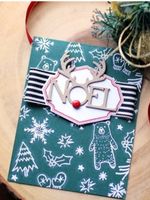 Stanzschablone Nr.660, Weihnachten, Noel (Sizzix geeignet)