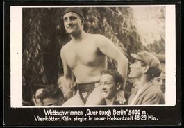 Fotografie Schwimmer Ernst Vierkötter a