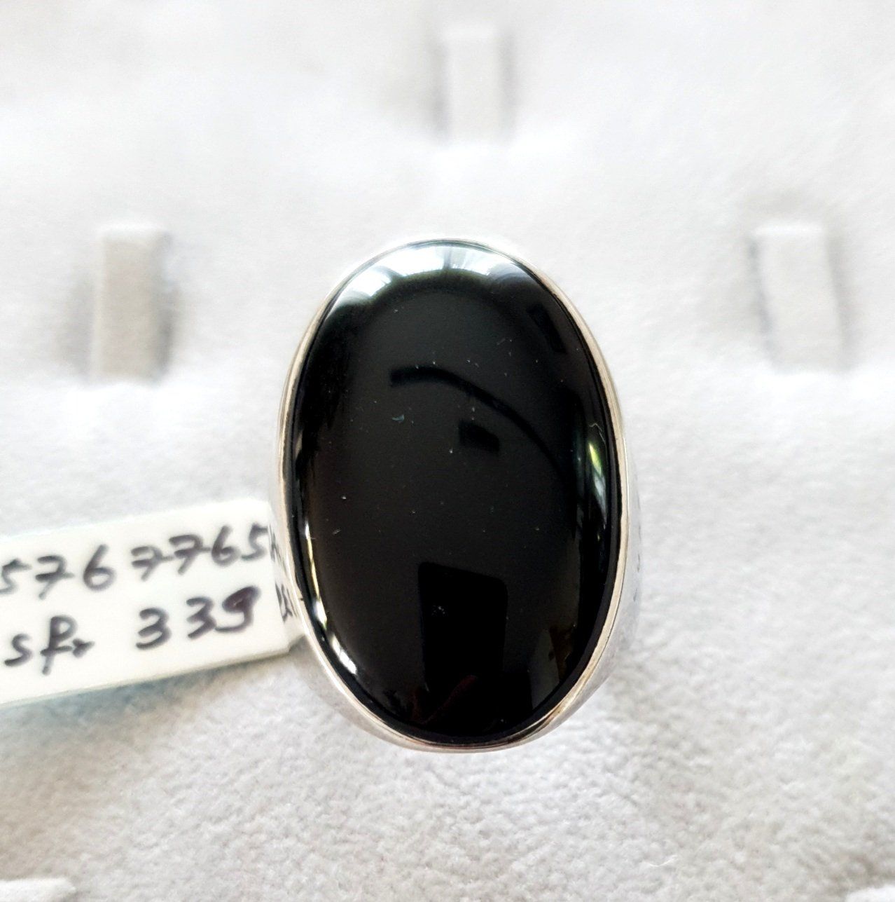 Ringe: Silberring 925 mit grossem Onyx-Cabochon - Modern & Edel – Neu und originalverpackt aus Uetikon am See von Coralreef 7