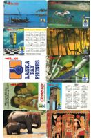 10 Telefonkarten Sri Lanka 2xChip 8x GPT