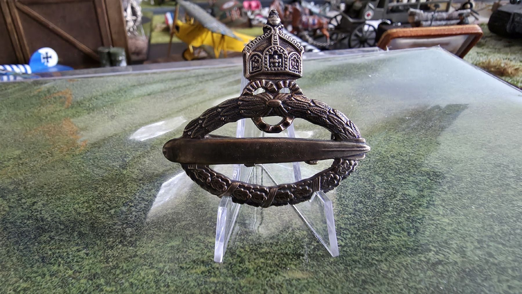 Placchette & Badge: 1.WK Kaiserliches Luftschifferabzeichen, Absolut Original. – Usato da Ettingen venduto da 1964erNachtzugfahrer 2
