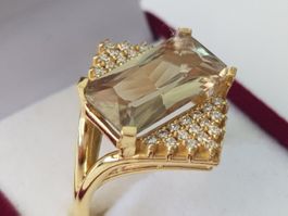 Csarite,Diaspore CERTIFIED RING