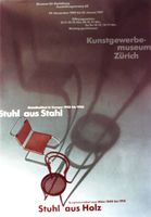 STUHL AUS STAHL / AUS HOLZ KGMZH 1981 - Original Plakat