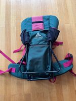Vaude Kraxe/Kindertrage mit Sonnenschutz f. Wanderungen!
