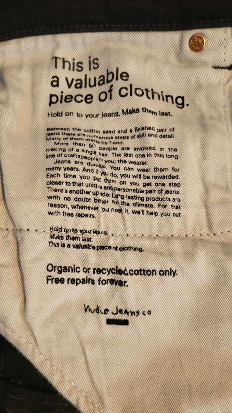 Nudie Jeans: Nudie Jeans black 31/30 – Usato da St. Gallen venduto da Adam101 3