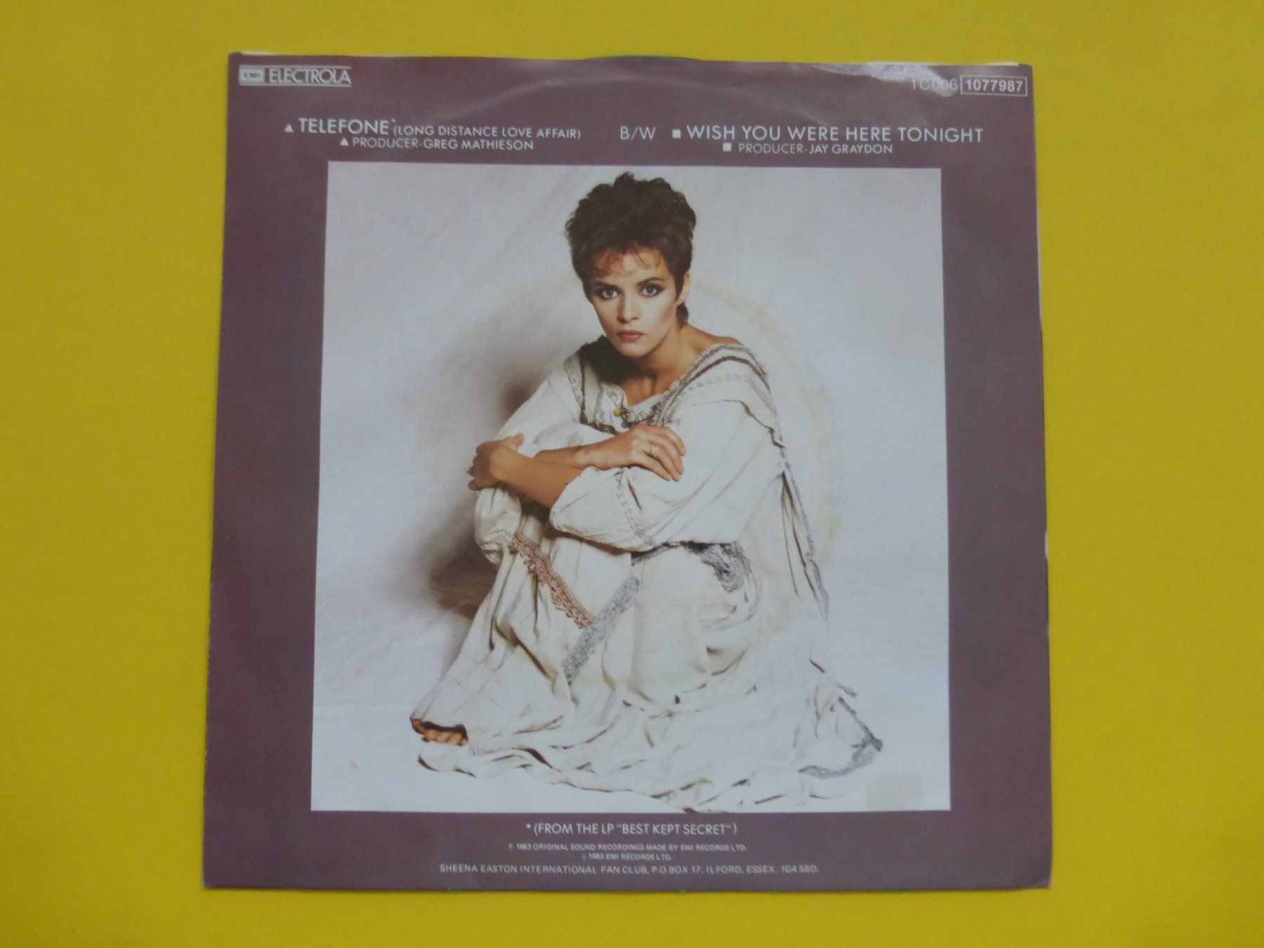 Dischi in vinile: Sheena Easton – Telefone – Usato da Zürich venduto da Swiss57 1