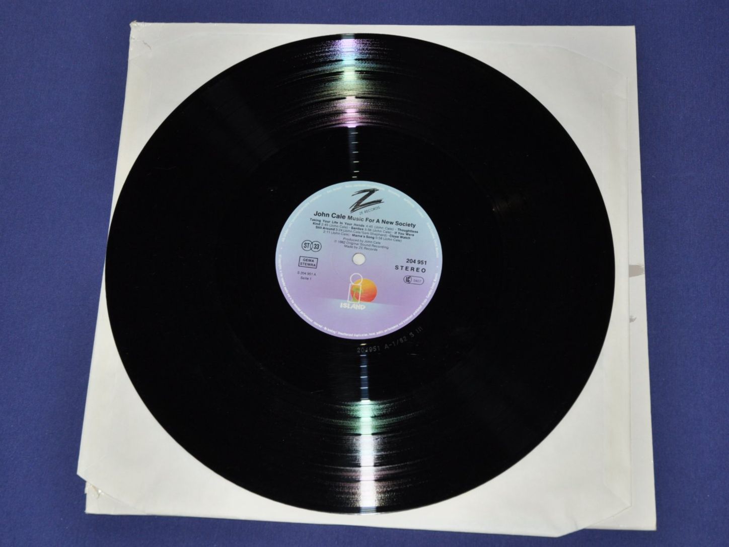 Dischi in vinile: LP John Cale - Music For A New Society – Usato da Boll venduto da Theodora15 2