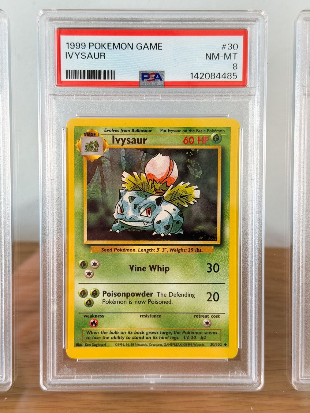 Pokémon Carte collezionabili: Pokémon Base Set Bulbasaur Ivysaur Venusaur SET PSA 8 WOTC – Usato da Montagny-Yverdon venduto da For1 2