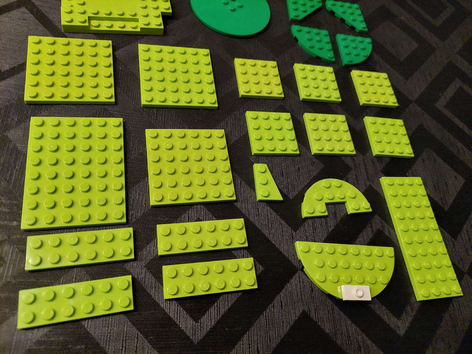 Lego Kit di costruzioni: Div. Legoplatten grün – Usato da Zetzwil venduto da sti_x9xf 4