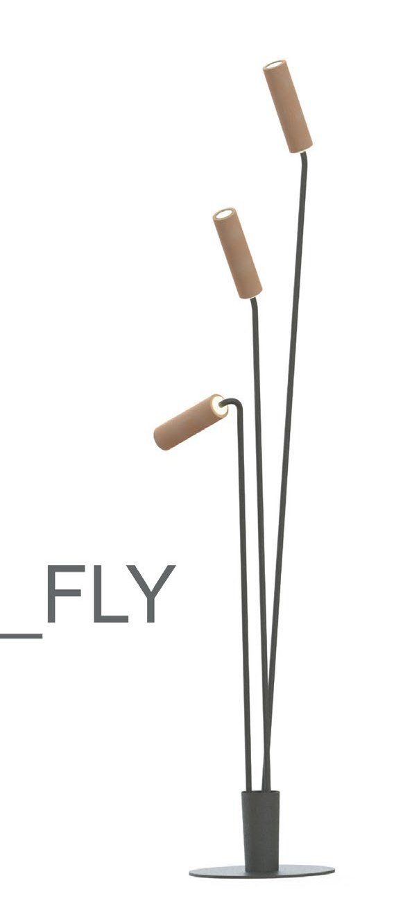 Lampade: FLY LED Stehleuchte 3flg. – Nuovo (secondo la descrizione) da Sissach venduto da mondilux