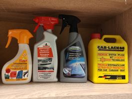 Autopflege Produkte 4er Set, Nigrin, Miocar, Car-Lack68