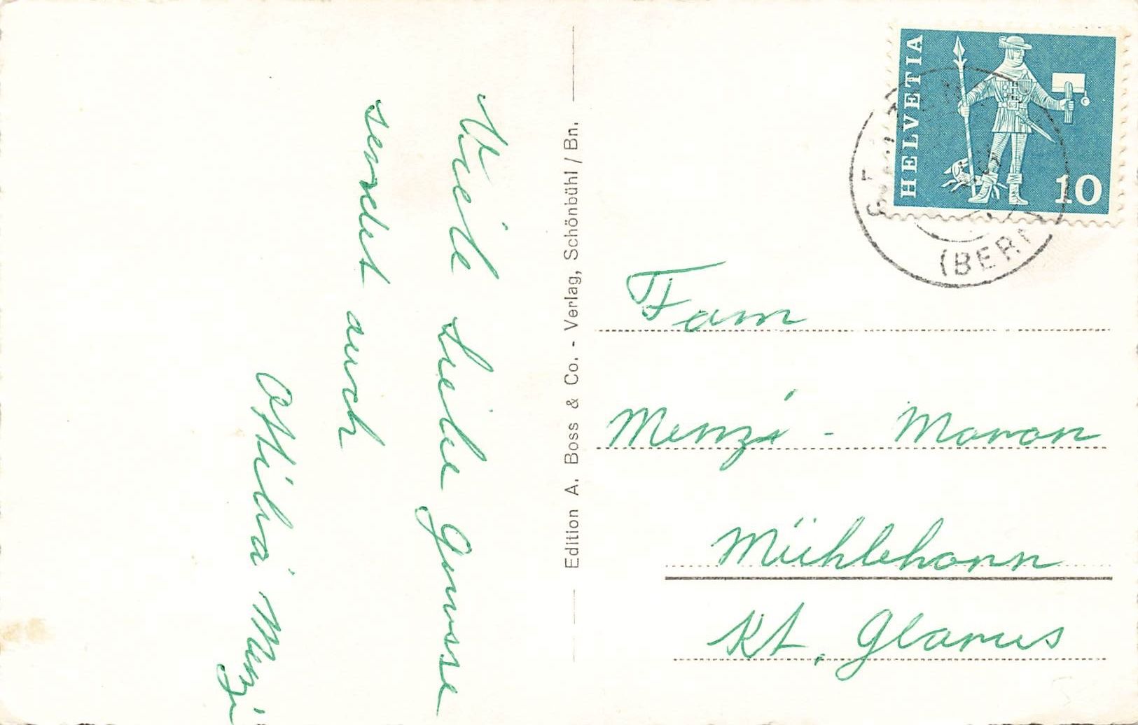 Cartoline postali: Gerzensee BE Fliegeraufnahme AK – Usato da Biasca venduto da Blenio71 1