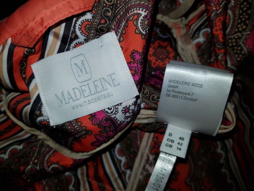 Madeleine Jacken: MADELEINE  Veste/Jacke    Taille/Grosse 40 CH..... – Gebraucht aus Cossonay-ville von Super-Price-Quality 8