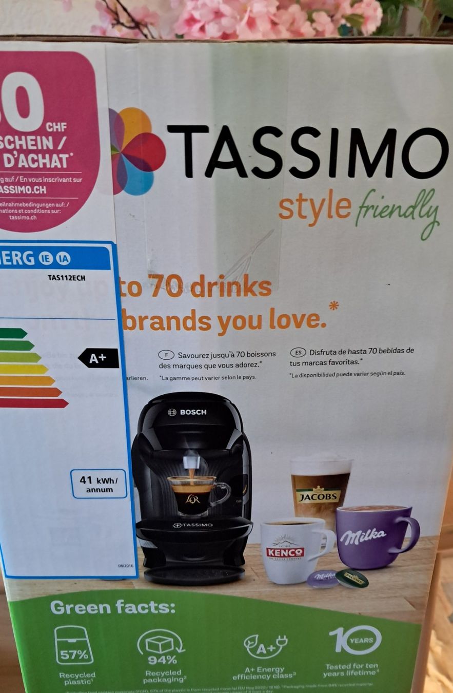 Bosch Macchine per caffè & Macchine per espresso: Kapsel Kaffeemaschine Tassimo /NEU – Nuovo e nell'imballaggio originale da Glattbrugg venduto da mah_c5jk 1