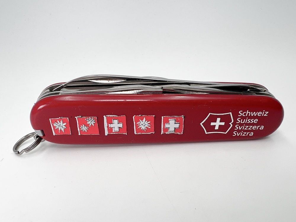 Victorinox Coltelli tascabile: Sackmesser Victorinox, rot, gebraucht – Usato da Häusernmoos venduto da adlerfedern