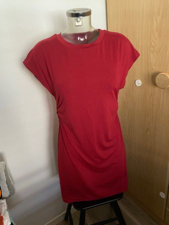 Damenkleid Grösse L dunkelrot