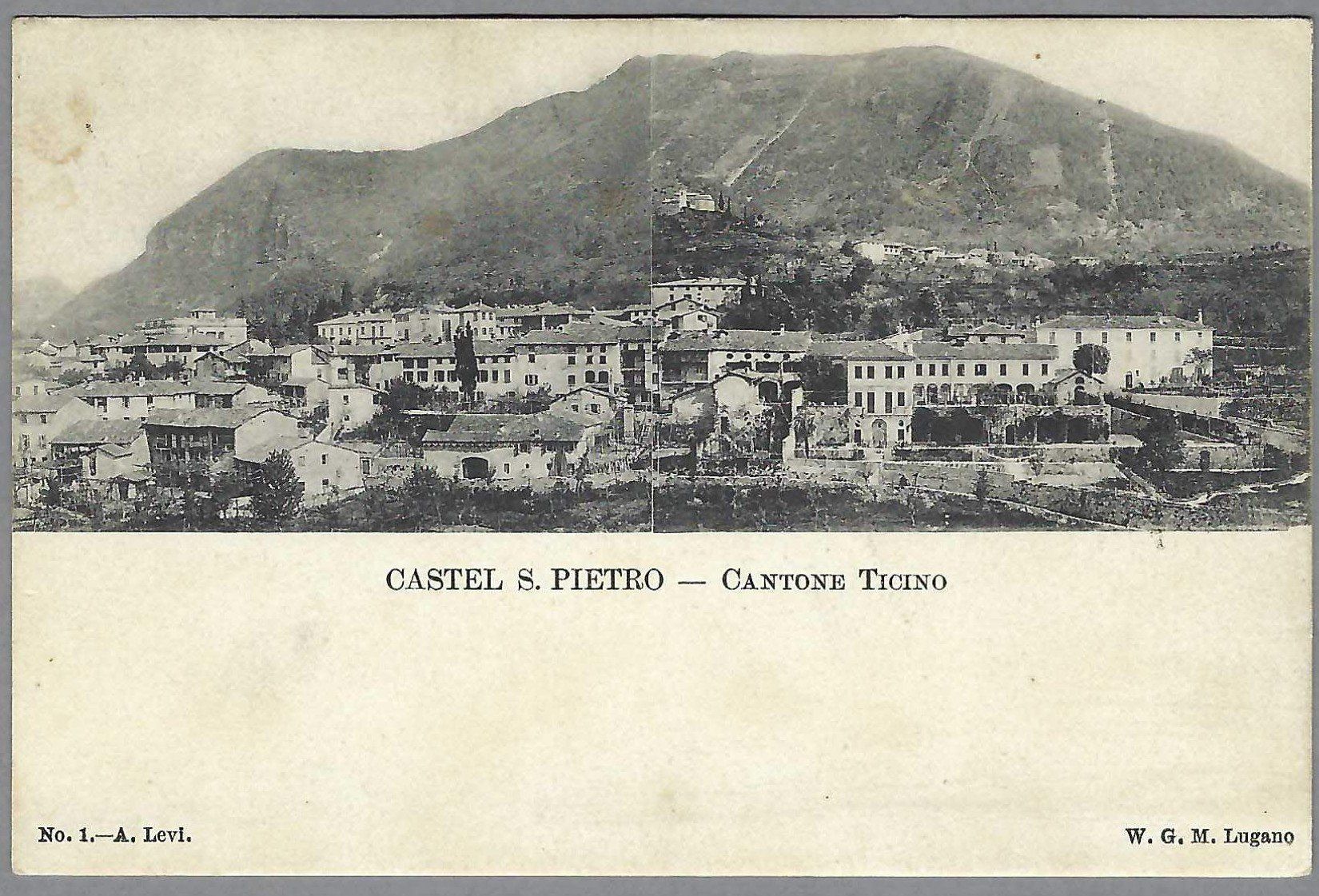 Cartoline postali: CASTEL SAN PIETRO, INTERESSANTE VEDUTA – Usato da Pura venduto da ulisse1957