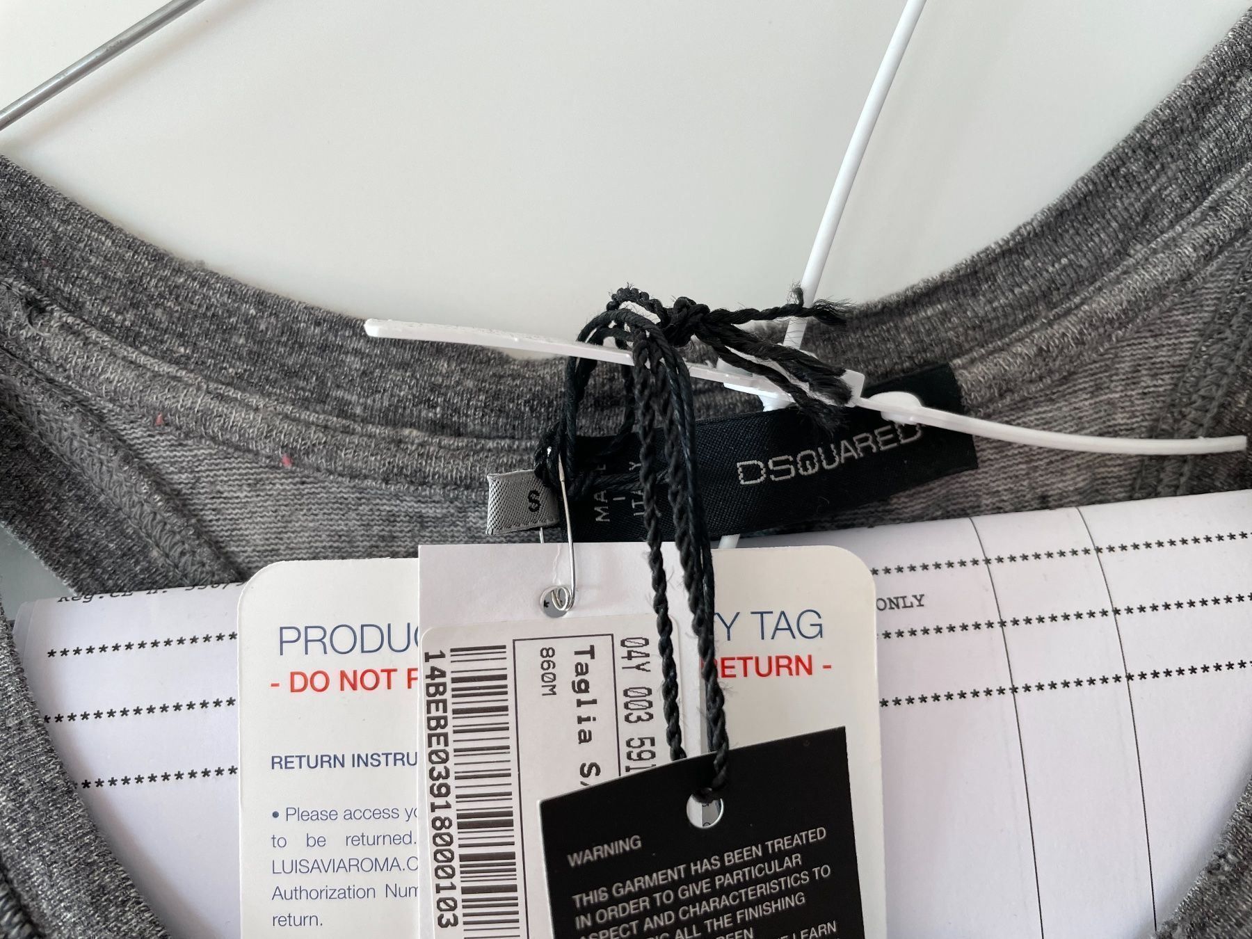 T-Shirts: 100% AUTHENTIC DSQUARED TANK-TOP SHIRT – Neu (gemäss Beschreibung) aus Basel von trend_shop_schweiz 3