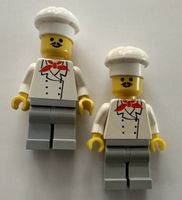2 seltene Lego Köche Figuren Vintage