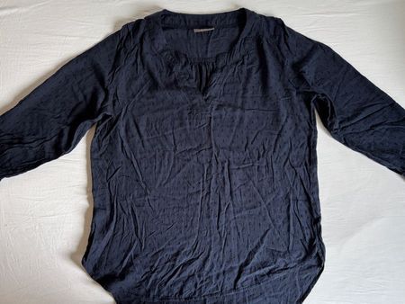 Dunkelblaue Bluse von Yessica, Gr. 40 - Top Zustand!