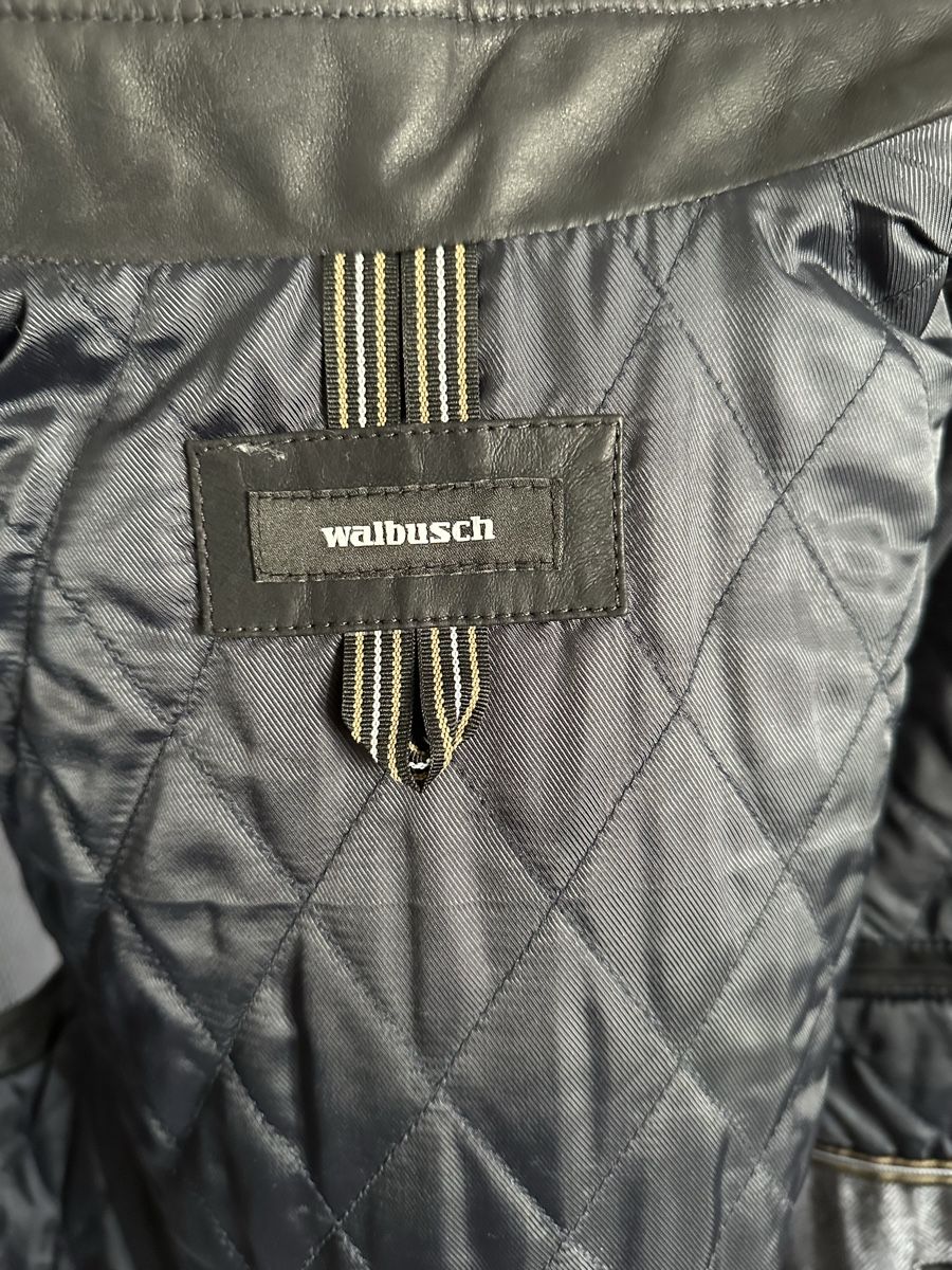 Walbusch Giacche: Schwarze Walbusch Lederweste – Usato da Basel venduto da m_schwarz 2