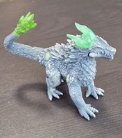 Schleich Figur Drache Grün/Grau gebrauchter Zustand
