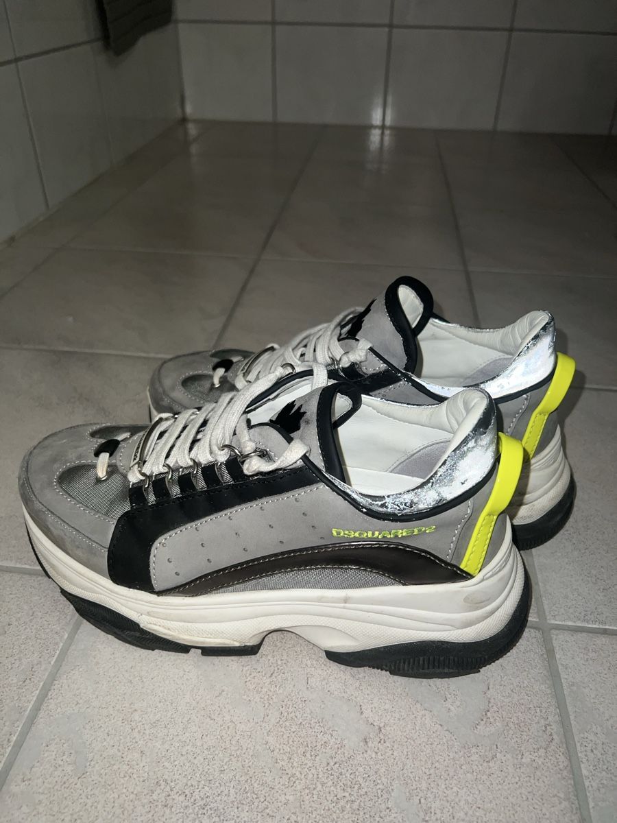 Scarpe da uomo: DSQUARED2 Bumpy 551 grey sneakers – Usato da Arbon venduto da ale_k5p2