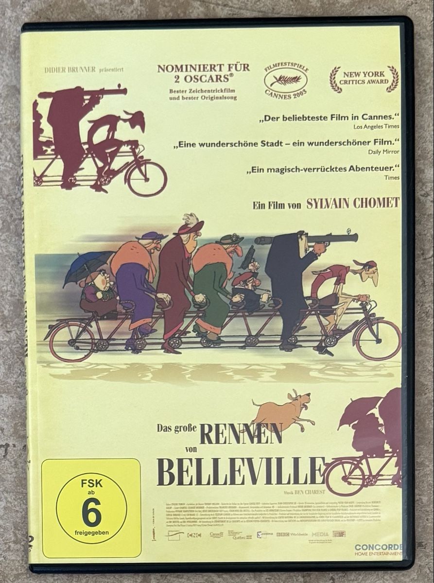 Tutti i DVDs: DAS GROSSE RENNEN VON BELLEVILLE  – Nuovo (secondo la descrizione) da Dietikon venduto da AndreaSch01