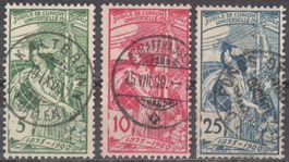 SBK 77B - 79B mit Vollstempel