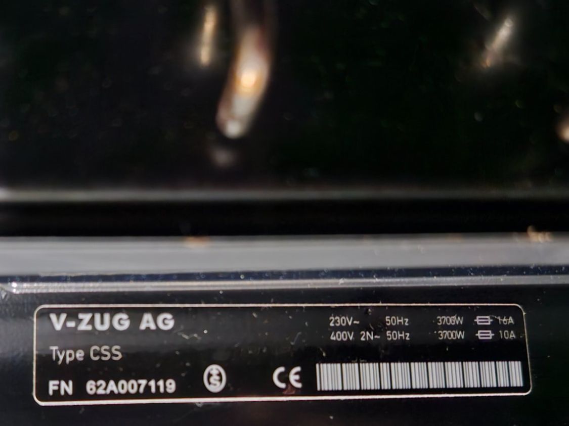 Appareils de cuisine: V-ZUG Combair-Steamer – D'occasion à Zufikon par Brizzi85 1
