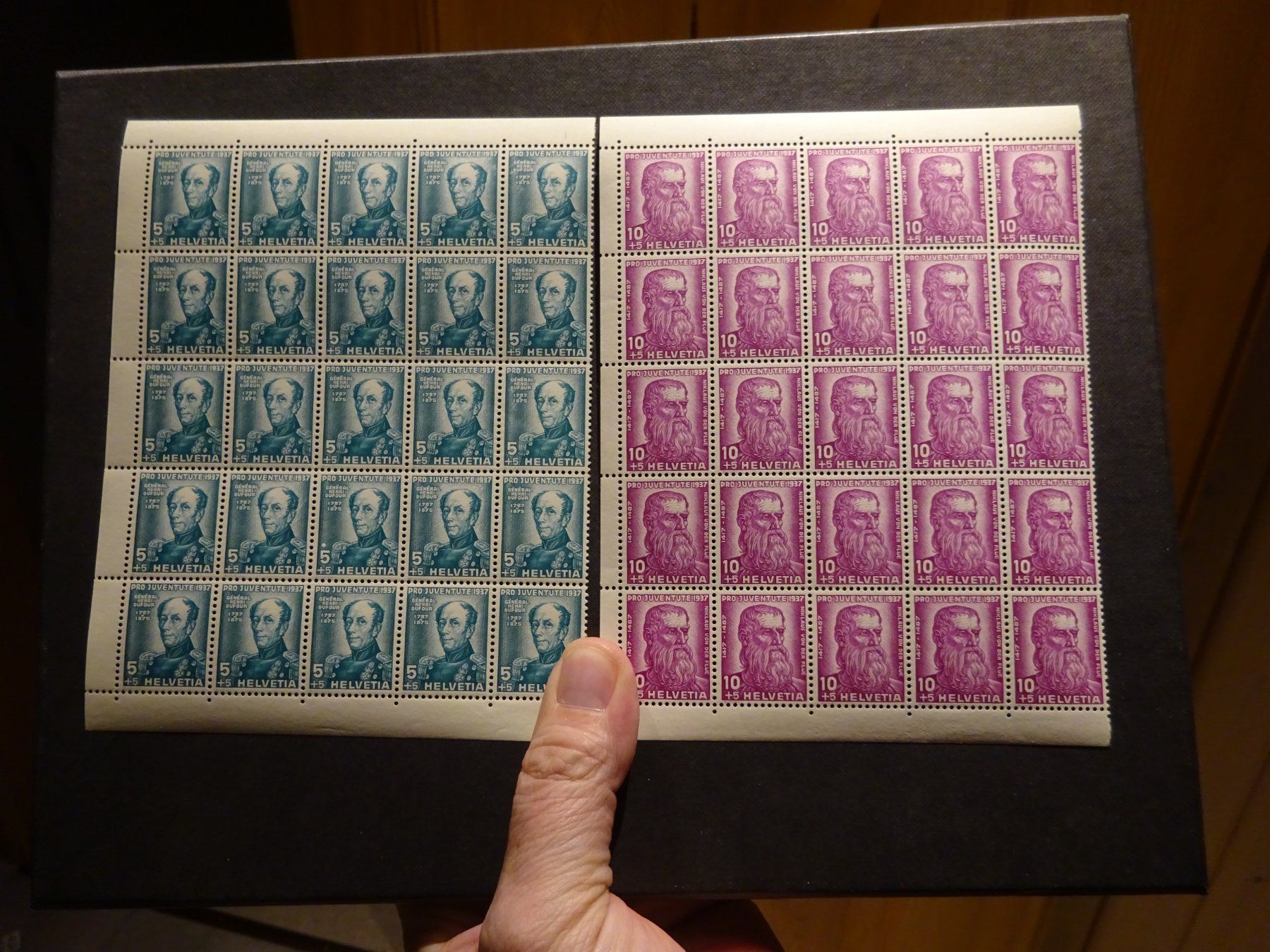 Tutti i francobolli: 1937 PJ in Halbbogen  postfrisch** – Usato da Appenzell-Steinegg venduto da adi1975 5