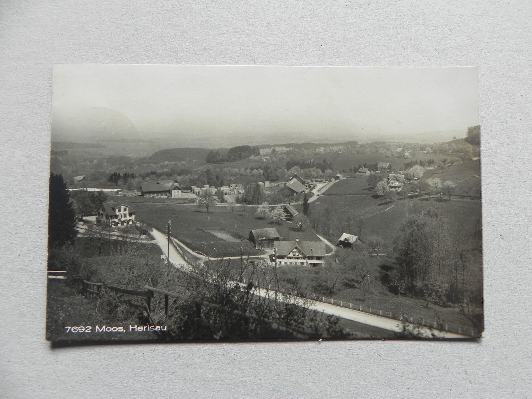 Ansichtskarten: Ansichtskarte Herisau App. Moos 1940 – Gebraucht aus Siebnen von krimsie