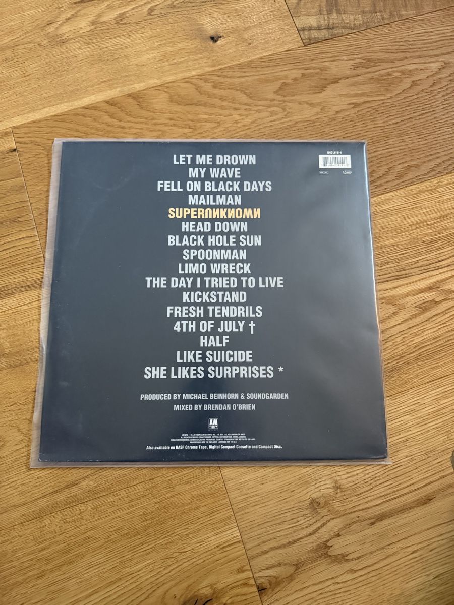 Dischi in vinile: Soundgarden Superunknown Ltd. – Usato da Ammerzwil BE venduto da lea_990 1