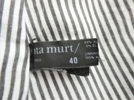Magnifique manteau SITA MURT noir doublure rayée + capuche S