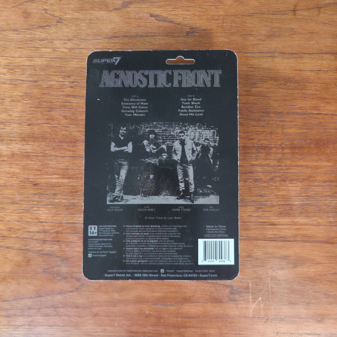 Statuette: Agnostic Front Eliminator Super7 ReAction Figur Black PUNK – Nuovo (secondo la descrizione) da Zürich venduto da Wickeddude 4