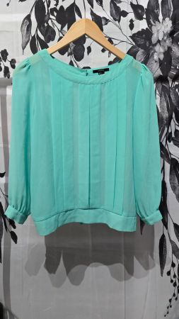 Forever 21 mint blouse - S - Knopfleiste hinten
