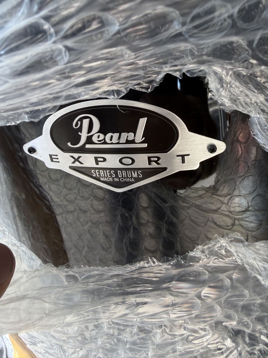 Sabian Musikinstrumente: Pearl Drum Set with Sabian Cymbals Black – Gebraucht aus Grand-Lancy von Unic0 1