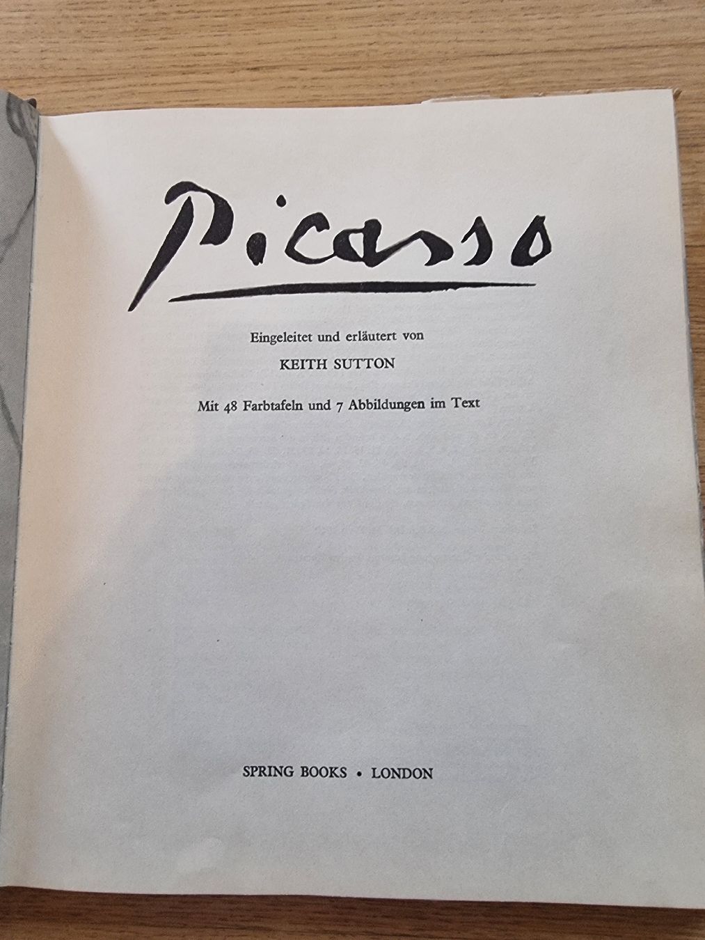 Bücher: Picasso Kunstbuch von 1962 – Gebraucht aus Untersiggenthal von Mando2008 1