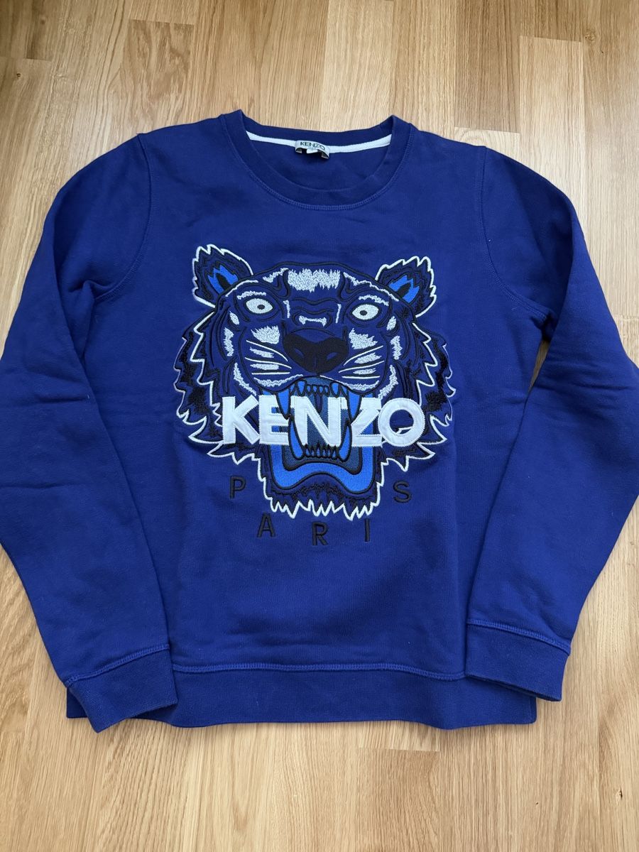 Kenzo Maglioni & Felpe: Kenzo Paris Blue Cotton Jumper, Size S – Usato da Zürich venduto da Bybyana