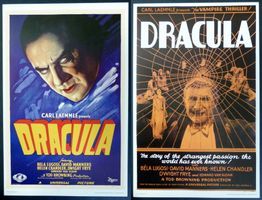 DRACULA CARL LAEMMLE UNIVERSAL ORIGINAL MOVIE POSTER 2001‪‪
