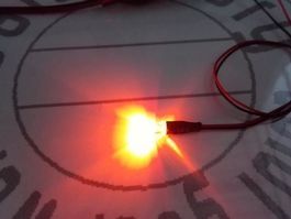 Flachkopf-LED 5mm verkabelt 12V, orange
