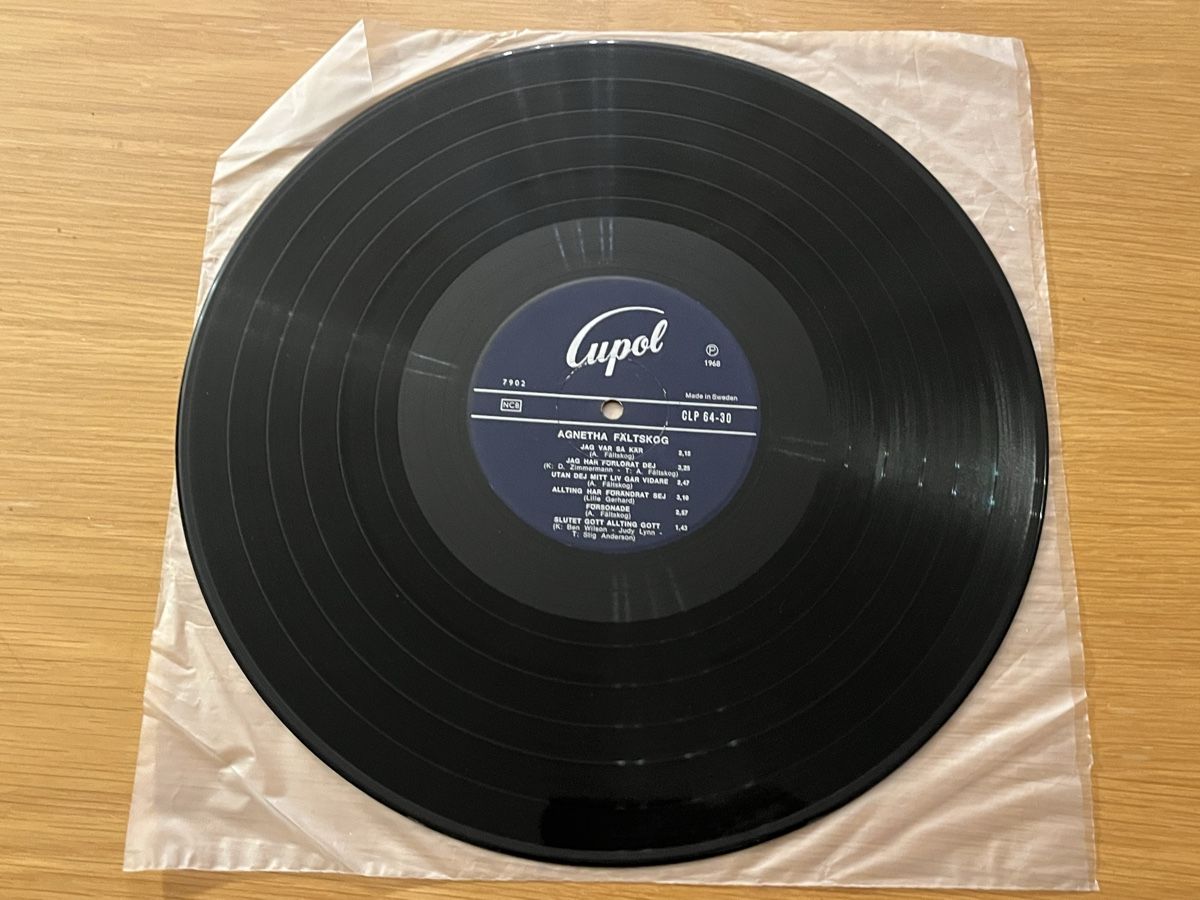 Dischi in vinile: Agnetha Fältskog (ABBA) Same Lp Schweden Original – Usato da Basel venduto da Vinyloase 1